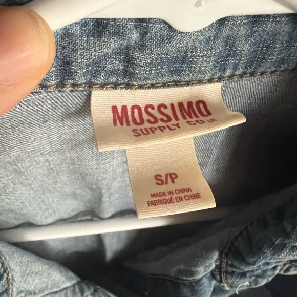 MOSSIMO - BLUE DENIM CHAMBRAY SHIRT. SM - Picture 2 of 2